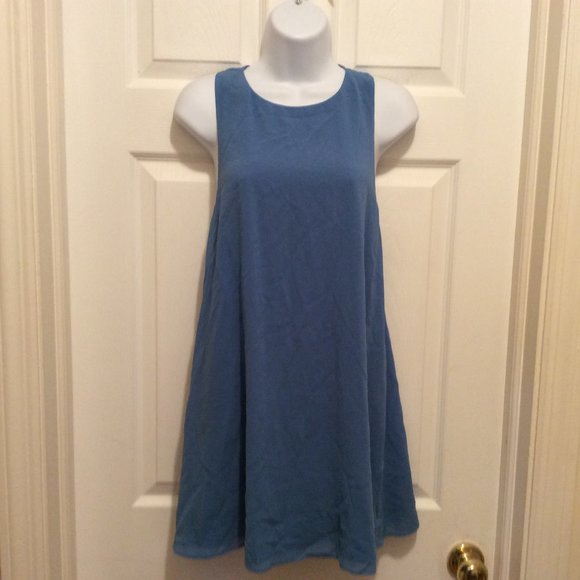 Alice + Olivia Dresses & Skirts - Alice + Olivia Dress XS Solid Blue Racer Back